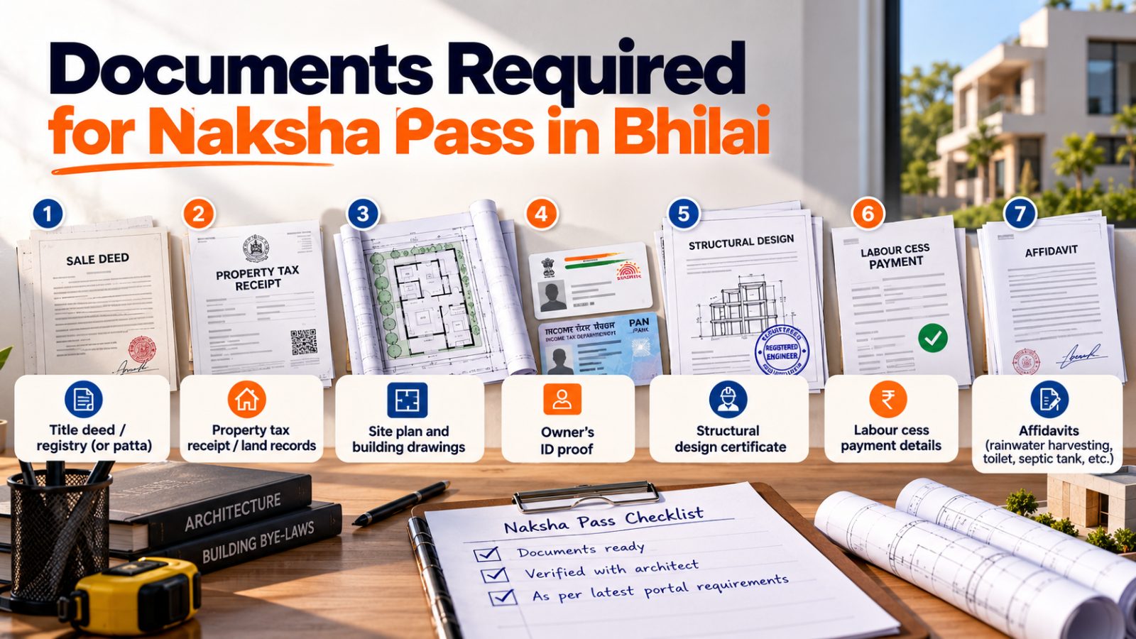 Bhilai Naksha Pass Document Checklist