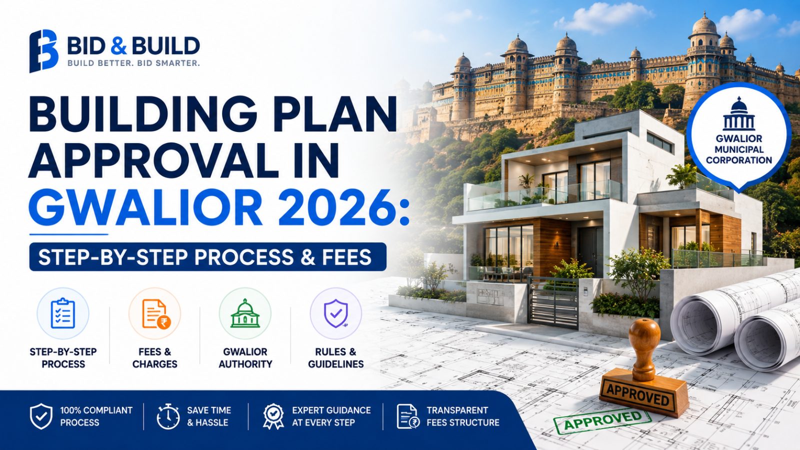Building Plan Approval in Gwalior 2026: Fees, Documents & ABPAS Process
