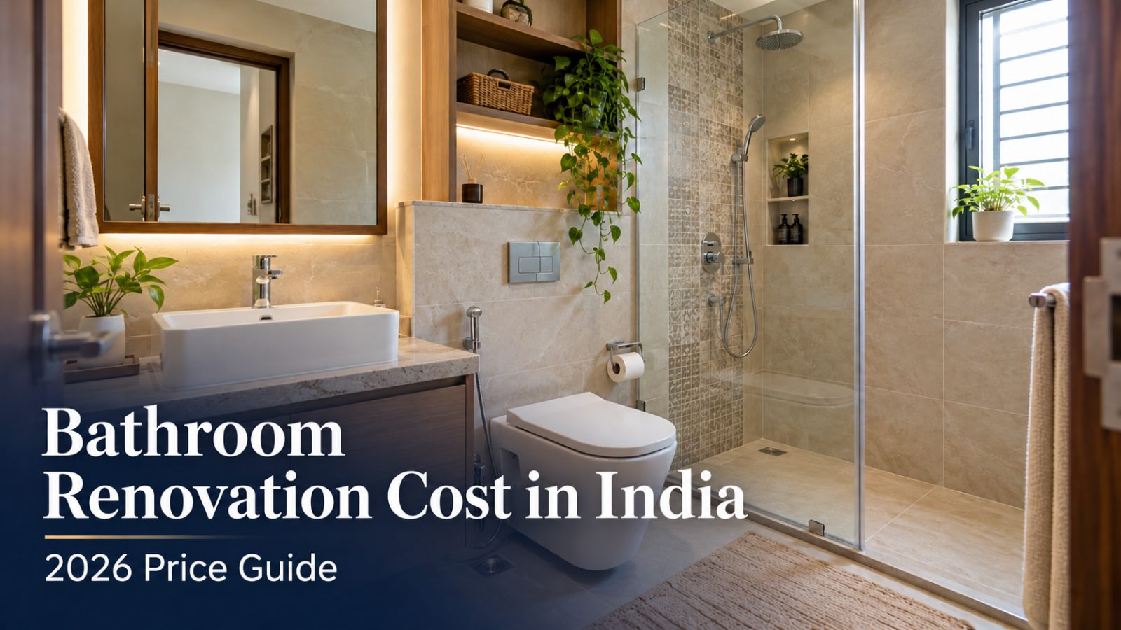 Bathroom Renovation Cost in India: 2026 Price Guide