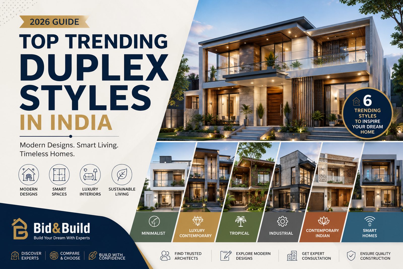 Top Trending Duplex House Styles in India in 2026-A Complete Planning Guide