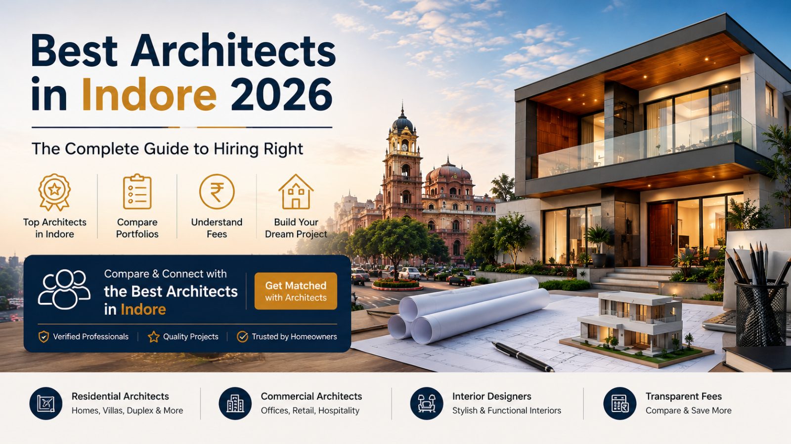 Best Architects in Indore 2026 — The Complete Guide to Hiring Right