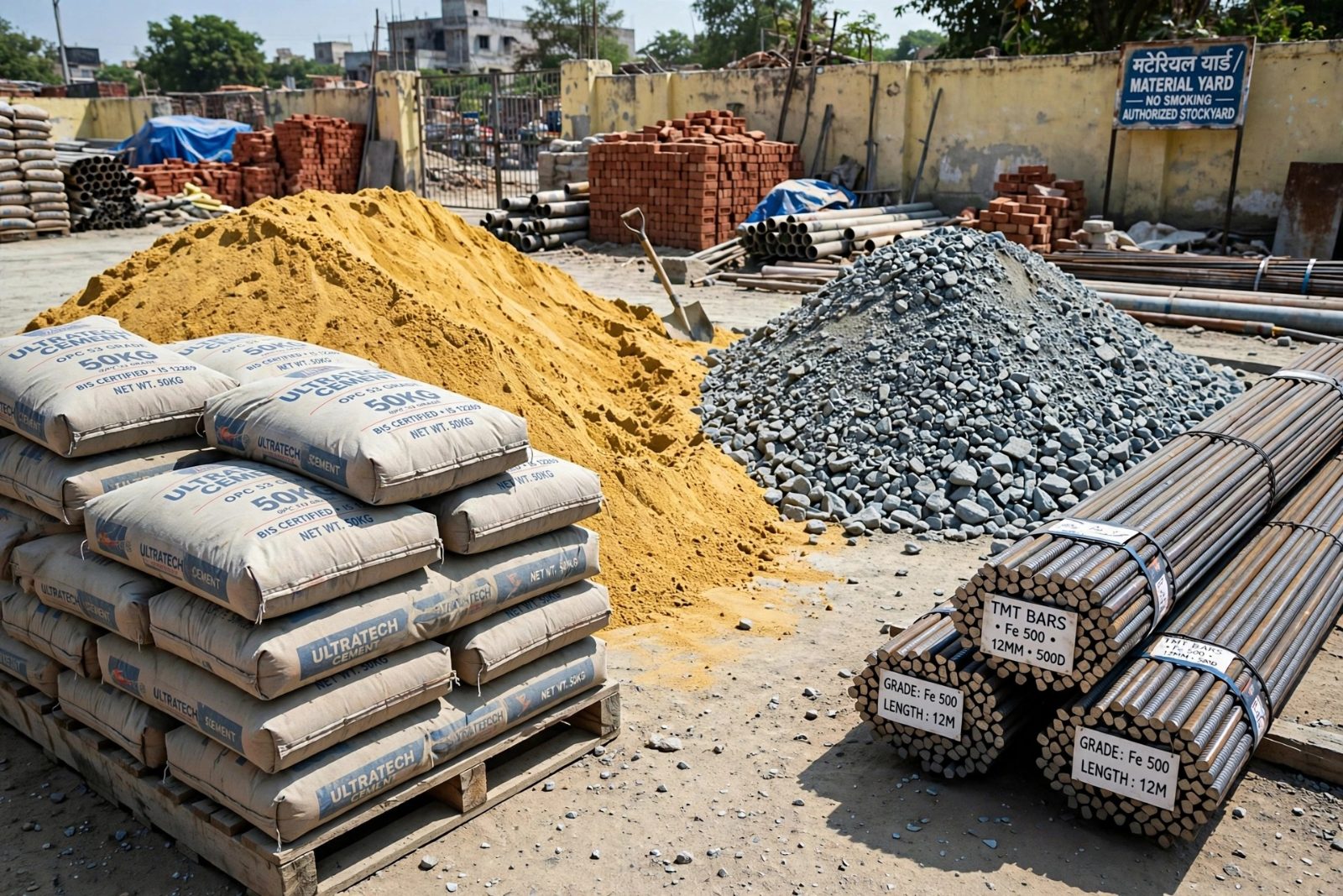 construction material yard