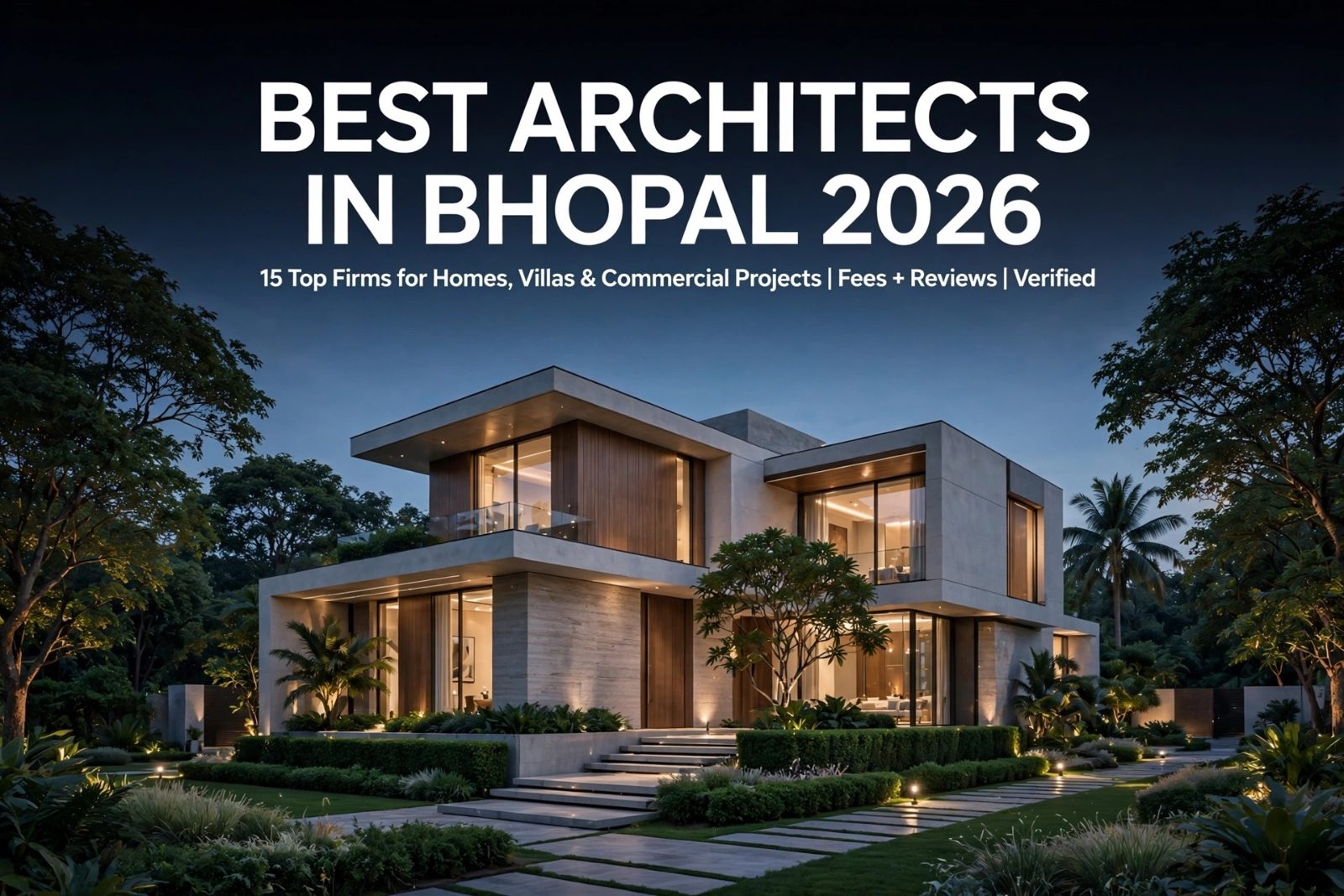 Best Architects in Bhopal (2026) – Top Firms for Homes, Villas & Commercial Projects [Fees + Reviews]